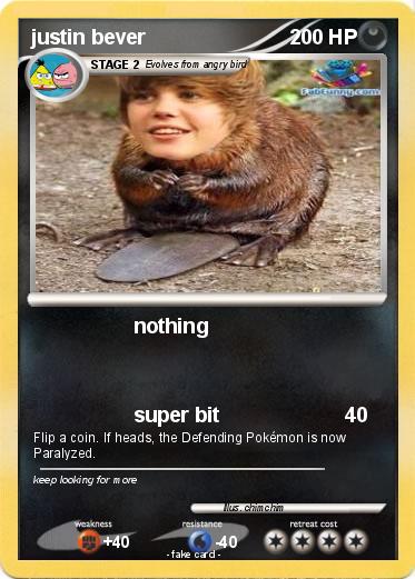 Pokemon justin bever