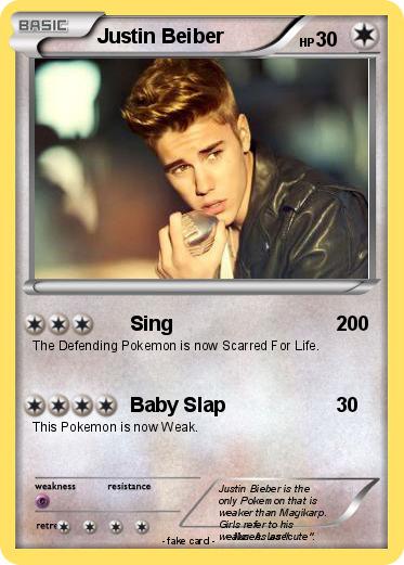 Pokemon Justin Beiber