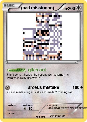 Pokemon (bad missingno)