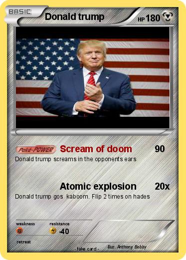 Pokemon Donald trump