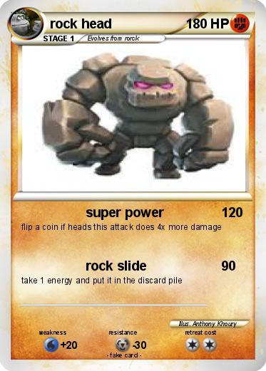 Pokemon rock head