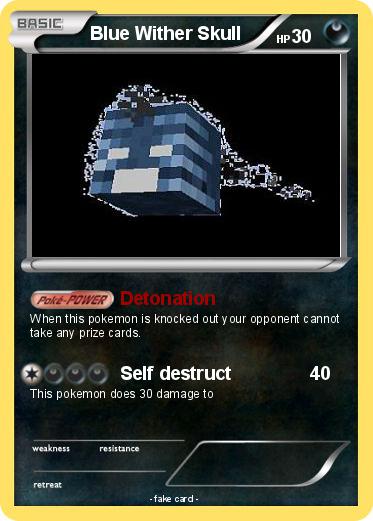 Pokemon Blue Wither Skull