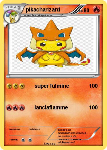 Pokemon pikacharizard