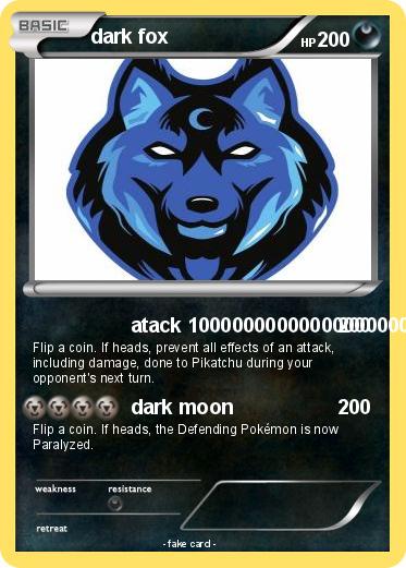 Pokemon dark fox