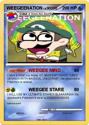 Pokemon WEEGEENATION