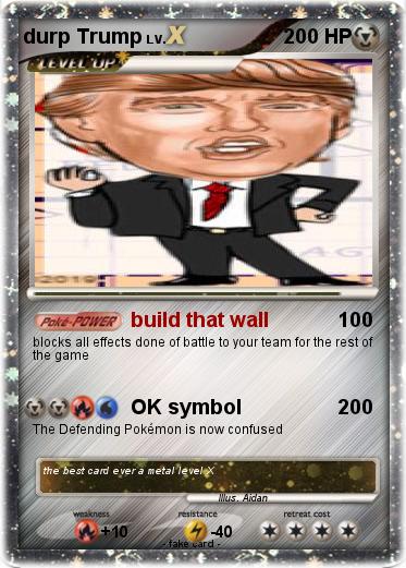 Pokemon durp Trump