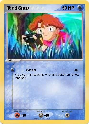 Pokemon Todd Snap