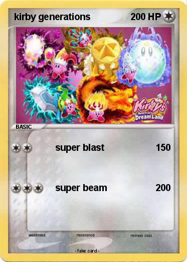 Pokemon kirby generations