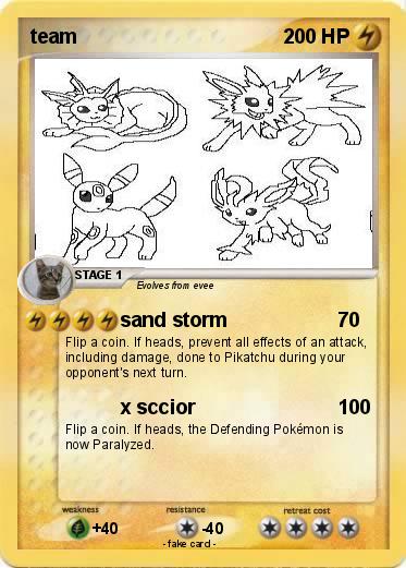 Pokemon team