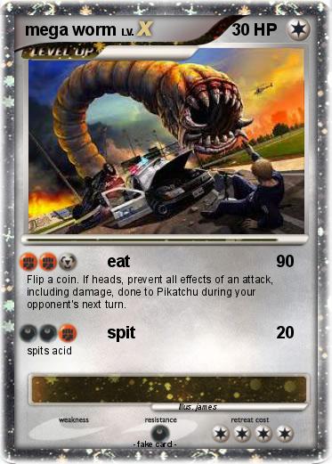 Pokemon mega worm