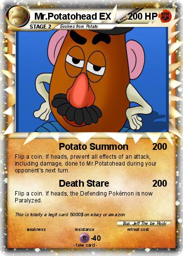 Pokemon Mr.Potatohead EX