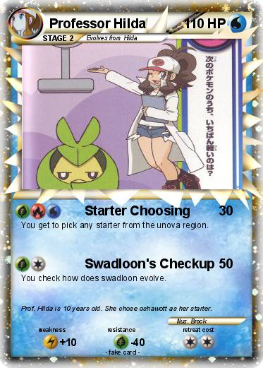 Pokemon Professor Hilda