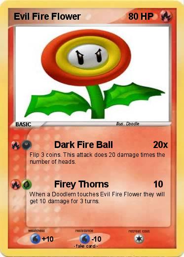 Pokemon Evil Fire Flower