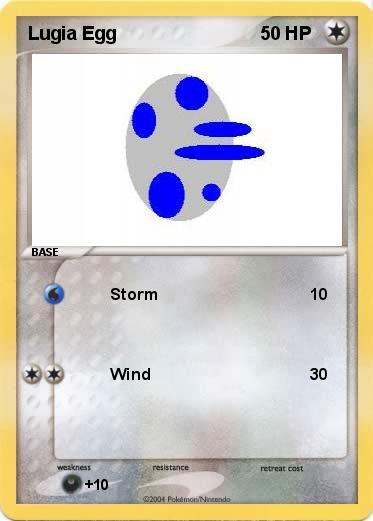 Pokemon Lugia Egg