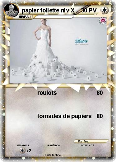 Pokemon papier toilette niv X
