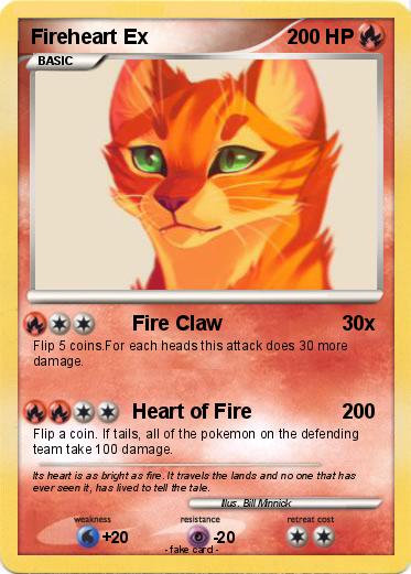 Pokemon Fireheart Ex
