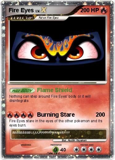 Pokemon Fire Eyes