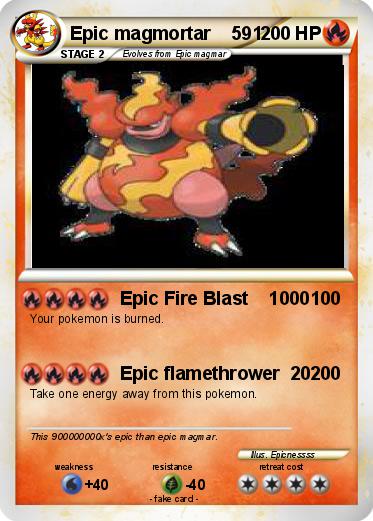 Pokemon Epic magmortar    591