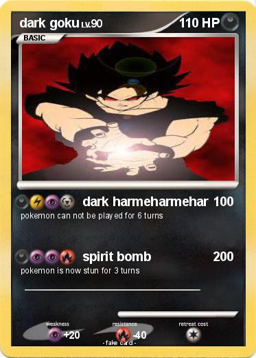 Pokemon dark goku