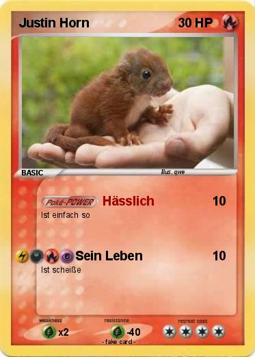 Pokemon Justin Horn