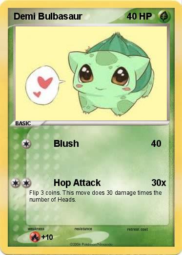 Pokemon Demi Bulbasaur