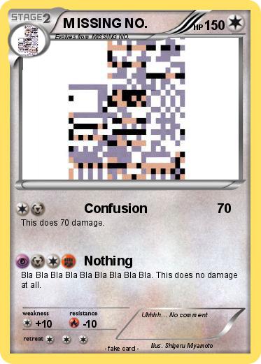 Pokemon M ISSING NO.