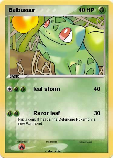 Pokemon Balbasaur