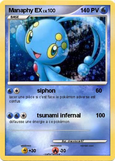 Pokemon Manaphy EX