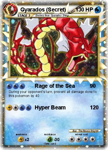 Pokemon Gyarados (Secret)