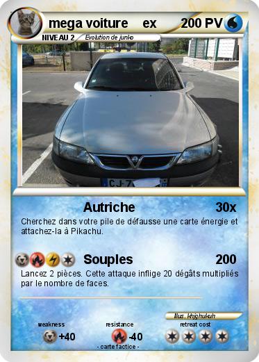 Pokemon mega voiture    ex