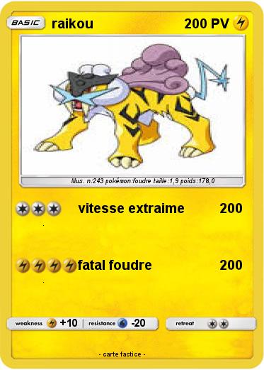 Pokemon raikou