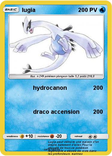 Pokemon lugia