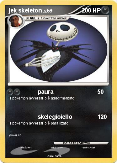 Pokemon jek skeleton