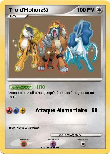 Pokemon Trio d'Hoho
