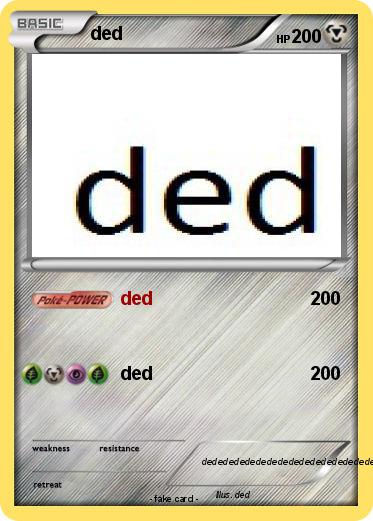 Pokemon ded
