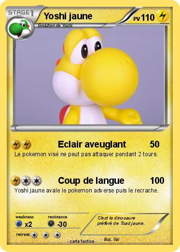 Pokemon Yoshi jaune
