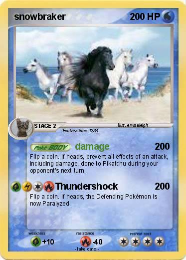 Pokemon snowbraker