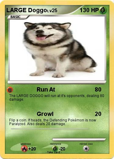 Pokemon LARGE Doggo
