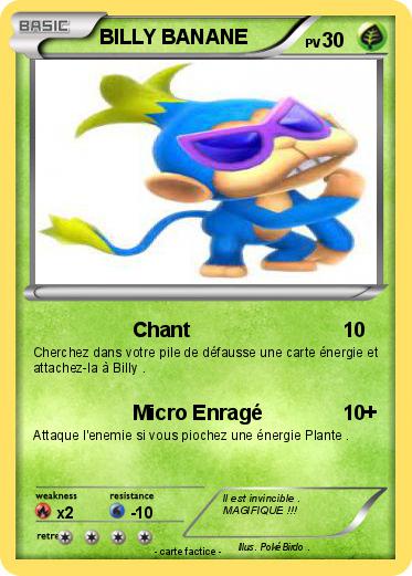Pokemon BILLY BANANE