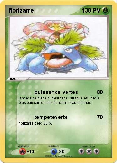 Pokemon florizarre