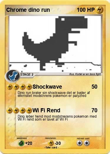 Pokemon Chrome dino run