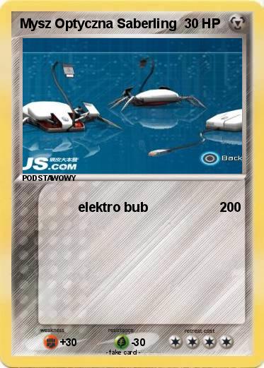 Pokemon Mysz Optyczna Saberling