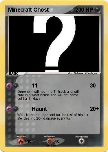 Pokemon Minecraft Ghost