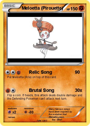 Pokemon Meloetta (Pirouette)