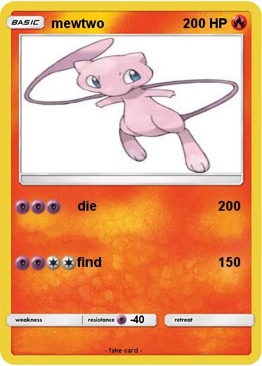 Pokemon mewtwo