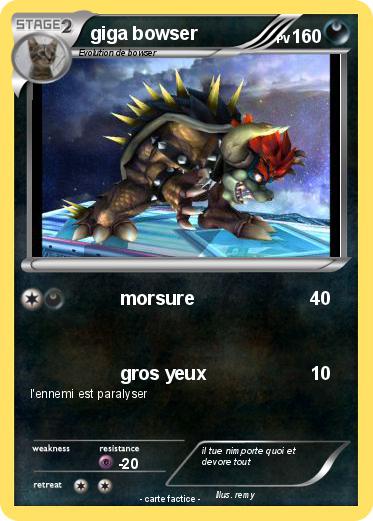 Pokemon giga bowser
