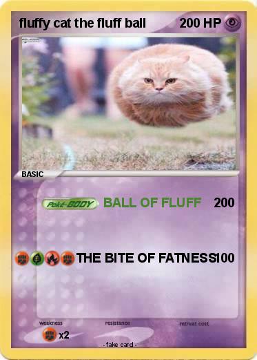 Pokemon fluffy cat the fluff ball