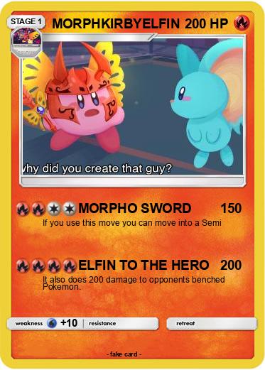 Pokemon MORPHKIRBYELFIN