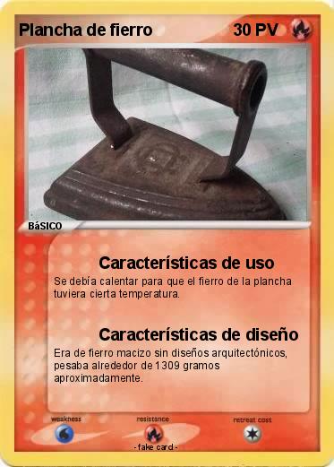 Pokemon Plancha de fierro