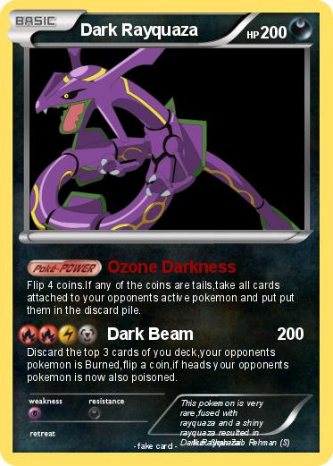 Pokemon Dark Rayquaza